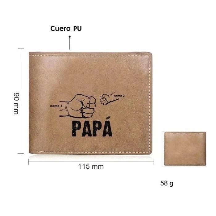 Cartera personalizada para Papá - Moroveta
