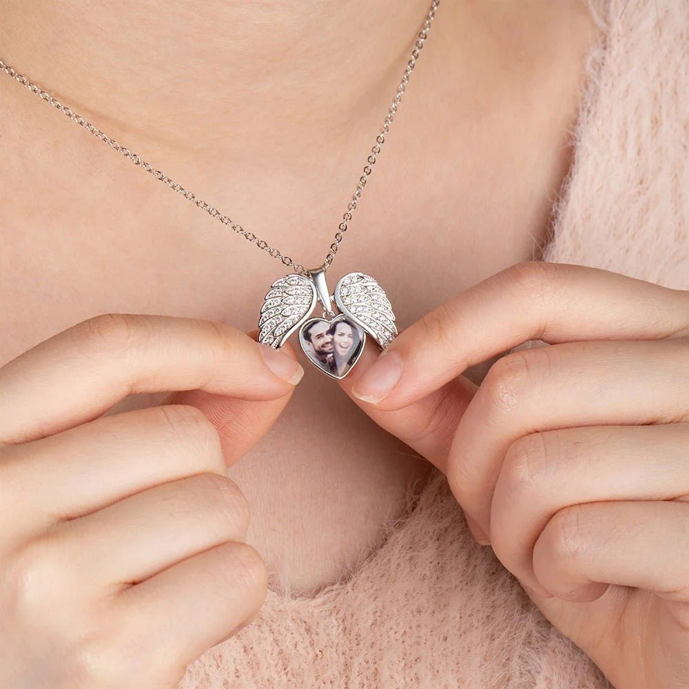 Collar personalizado con foto en forma de corazón - Moroveta