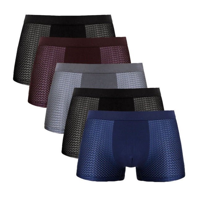 Kit 10 Boxers de Fibra de Bambú - Paga 5 y llévate 10