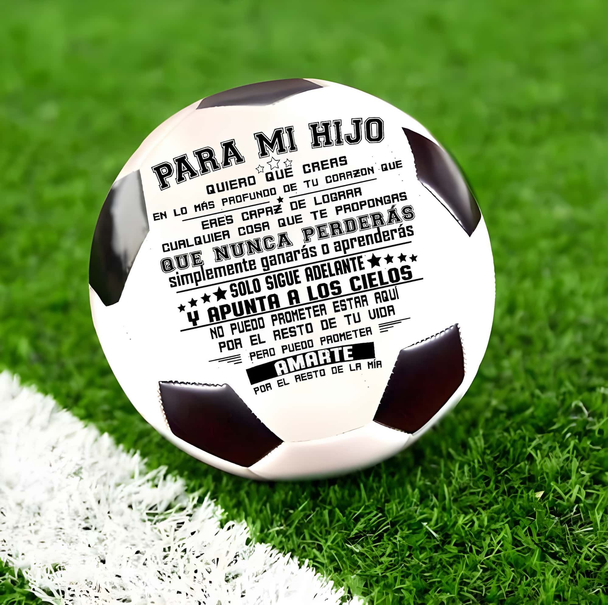 Para Mi Hijo Bal n De F tbol Muy nico Con Un Mensaje Especial Mellota para-mi-hijo-bal-n-de-f-tbol-muy-nico-con-un-mensaje-especial-mellota