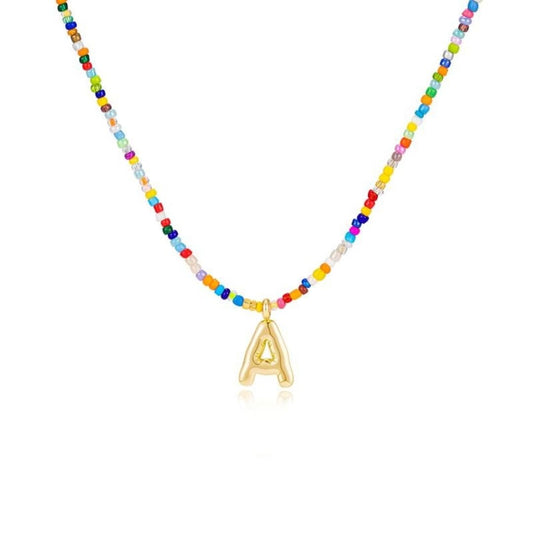 Collar Inicial Colorido – ¡Llévate 3 por el precio de 1! - Moroveta