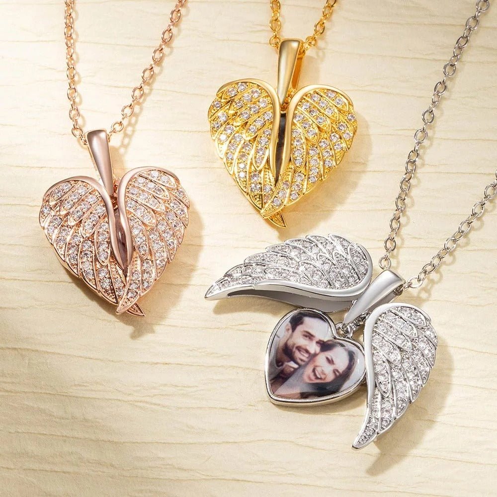 Collar personalizado con foto en forma de corazón - Moroveta