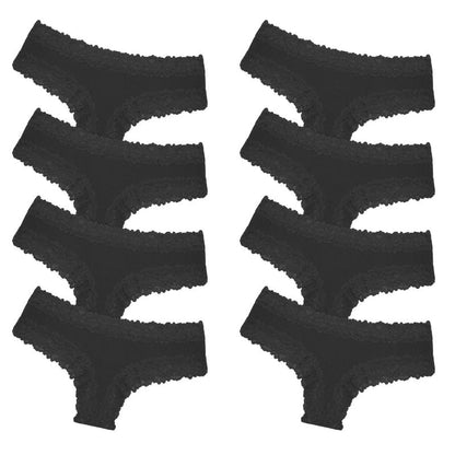 Panties de encaje de algodón - Brasileña de encaje - Compra 4 y llévate 8 - Hipnotelia