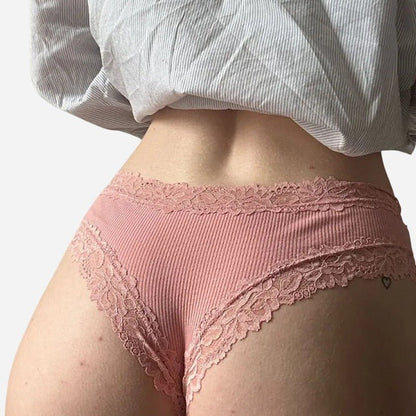 Panties de encaje de algodón - Brasileña de encaje - Compra 4 y llévate 8 - Hipnotelia